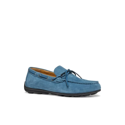 Geox Spherica EC16 Loafer Men's AVIO Blue Suede Comfortable Breathable Shoes 40 European Size Stylish City Wear Ultra Cushioned Sole Lightweight Design Perfect Fit - Image 6