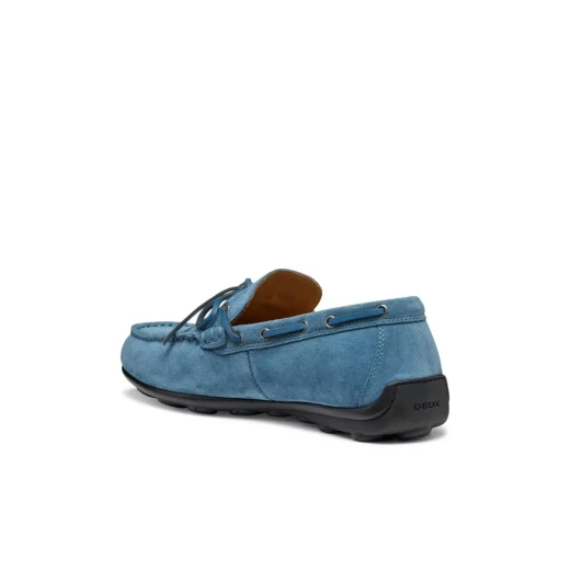 Geox Spherica EC16 Loafer for Men in Avio Suede, Size 41, Featuring Breathable Comfort, Ultra Cushioning, and a Streamlined Silhouette Ideal for City Outfits U55HYB.00022.C4005 - Image 7