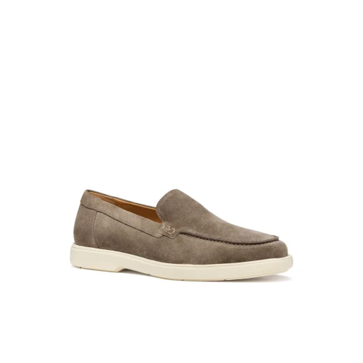 Geox Spherica EC17 Men's Loafer Dove Grey Suede Comfort Shoes Size 40 Lightweight Cushioning Stylish Slip On Daily Wear Breathable Upper Premium Quality U55LAD.00020.C1018 - Image 3