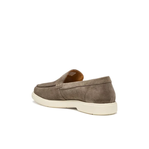 Geox Spherica EC17 Men's Loafer Dove Grey Suede Comfort Shoes Size 40 Lightweight Cushioning Stylish Slip On Daily Wear Breathable Upper Premium Quality U55LAD.00020.C1018 - Image 5
