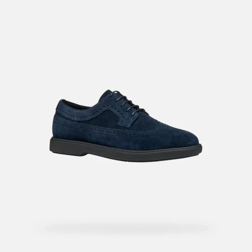 Geox Spherica EC17 Men's Lace Up Shoes Navy Suede 41 Featuring Advanced Breathability and Unrivaled Comfort Perfect for City Dressing and Everyday Wear High Cushioning Technology - Image 12