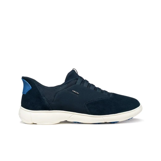 Geox Nebula 2.0 Plus Men's Navy Sneakers Hands Free Fit Suede Fabric Lightweight Breathable City Travel Shoes Size 45 Geox Nebula 2.0 Plus Men's Navy Sneakers Hands Free Fit Suede Fabric Lightweight Breathable City Travel Shoes Size 45
