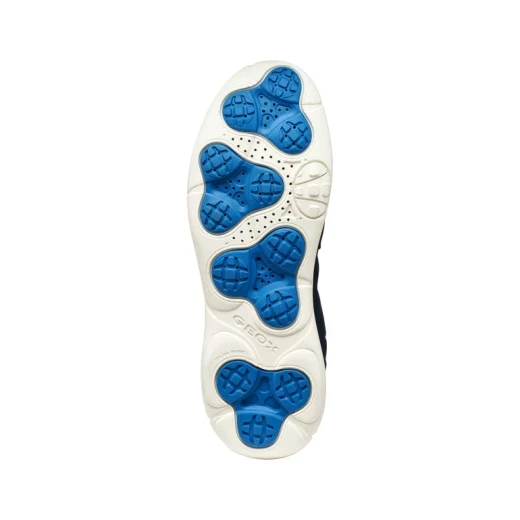 Geox Nebula 2.0 Plus Men's Sneaker Navy 44, Hands Free Fit, Lightweight Suede and Fabric Upper, Super Breathable Design, Ideal for Travel and City Wear, U56MXA.02211.C4264 - Geox - Image 7
