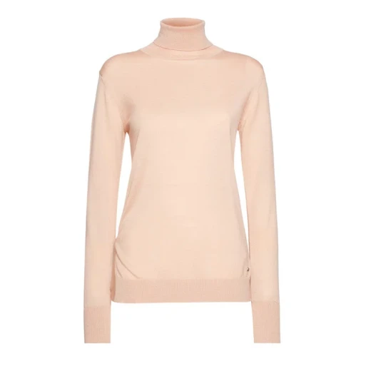 Geox Knit Woman's Sweater in Rose, Breathable Apparel with Exclusive Patent Technology, Medium Size, Waterproof and Sweat-Evaporating Design, Fast Delivery and Easy Exchange - Image 3
