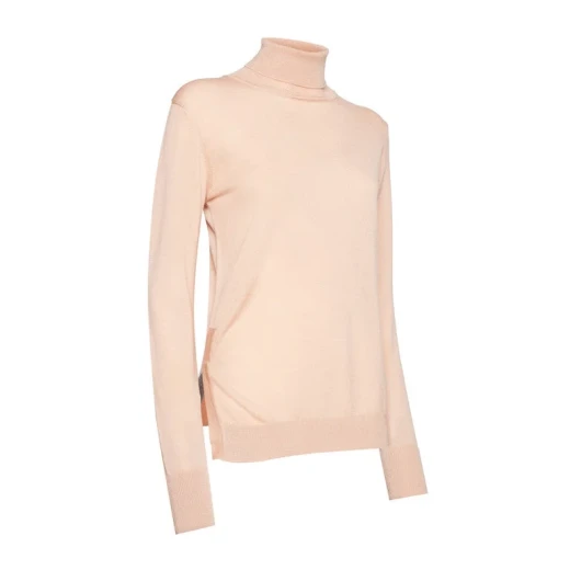 Geox Knit Woman's Sweater in Rose, Breathable Apparel with Exclusive Patent Technology, Medium Size, Waterproof and Sweat-Evaporating Design, Fast Delivery and Easy Exchange - Image 5