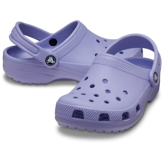 Crocs Kids Classic Clog Purple Lightweight Comfortable 28 29 Featuring Pivoting Heel Straps and Customizable with Jibbitz Charms for a Secure Fit and Iconic Crocs Comfort - Crocs - Image 3