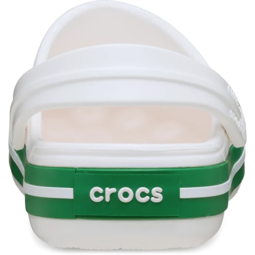 Crocs Kids' Crocband Clog White Lightweight Sporty Clogs with Racing Stripe Sizes 37 38 Comfortable and Durable Croslite Material for Active Kids - Crocs - Image 5