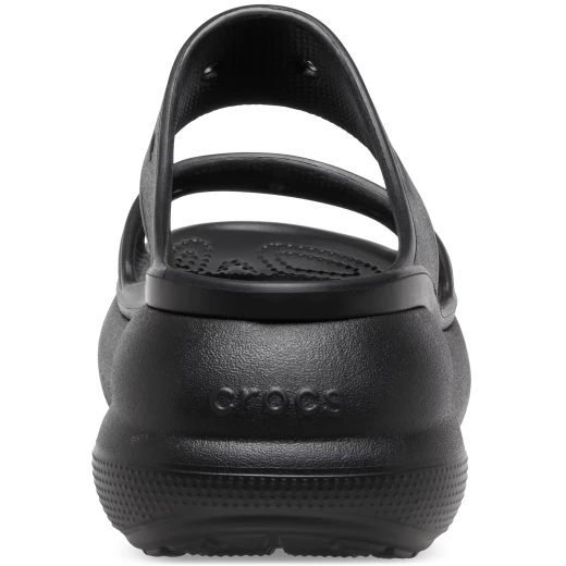 صنادل كروكس للجنسين كراش سوداء 46-47 بتصميم بحزامين ارتفاع إضافي مريحة وخفيفة الوزن إصدار 2024 جديد - كروكس - Image 21