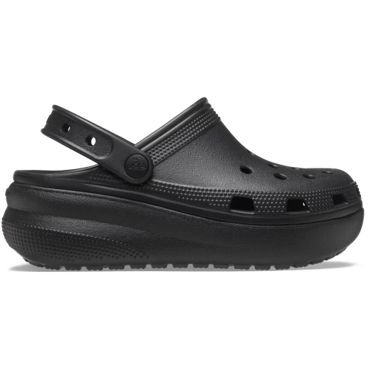 شبشب كروكس كيدز كلاسيك كيوتي أسود بتصميم فلات فورم مع حزام خلفي قابل للتخصيص، مقاسات 28 و 29. تصميم مميز للأطفال، مريح وأنيق. مثالي للارتداء اليومي. - كروكس - Image 5