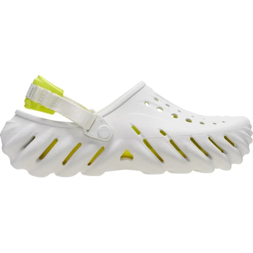 Crocs Unisex Echo Clog White Comfortable Slip On Shoes for Men & Women Sizes 39 40 Lightweight & Durable Sport Inspired Design Perfect for Everyday Wear - Crocs - Image 2