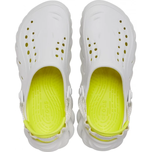 Crocs Unisex Echo Clog White Comfortable Slip On Shoes for Men & Women Sizes 39 40 Lightweight & Durable Sport Inspired Design Perfect for Everyday Wear - Crocs - Image 7