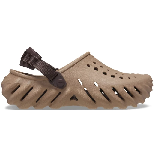 Crocs Unisex Echo Clog Brown Slip On Shoes for Ultimate Comfort with LiteRide Footbed Sizes 39 40 Sporty Streetwear Design Breathable Lightweight Fully Molded Clog - Crocs - Image 2