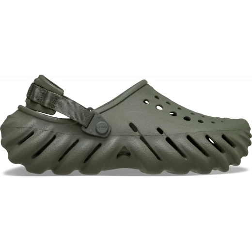 Crocs Unisex Echo Clog Olive Green Comfort Slip On Sandals 38 39 - Crocs - Image 2