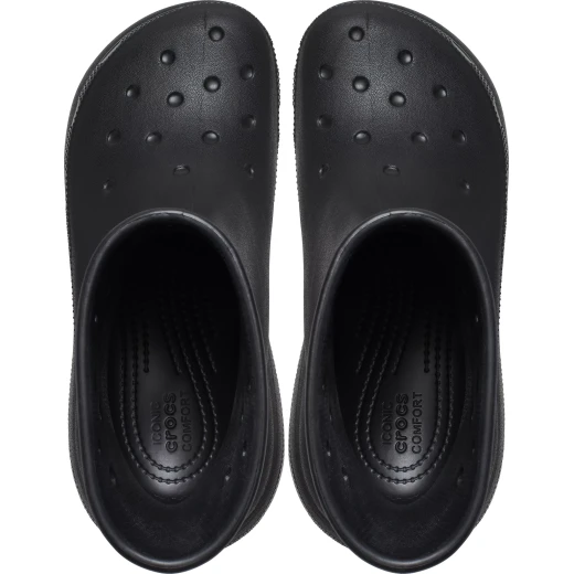 حذاء كروكس كراش للجنسين مقاوم للماء باللون الأسود تصميم أنيق مقاسات 48 49 يتميز بفتحات Jibbitz للتخصيص مريح وعصري لجميع المواسم - كروكس - Image 10