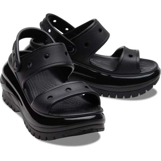 Crocs Classic Mega Crush Sandal Black Women's Platform 39 40 - Crocs - Image 3