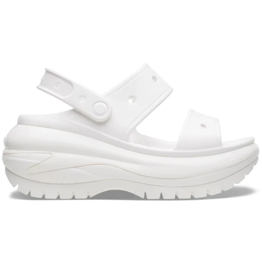 صندل كروكس كلاسيك ميجا كراش بلاتفورم نسائي أبيض، يتميز بنعل مطاطي مُحسّن وتفاصيل مُحدّثة، مقاس 42 43، تصميم بحزام خلفي آمن، فتحات لزينة الجيبتز، ارفعي مستوى أناقتك صندل كروكس كلاسيك ميجا كراش بلاتفورم نسائي أبيض، يتميز بنعل مطاطي مُحسّن وتفاصيل مُحدّثة، مقاس 42 43، تصميم بحزام خلفي آمن، فتحات لزينة الجيبتز، ارفعي مستوى أناقتك