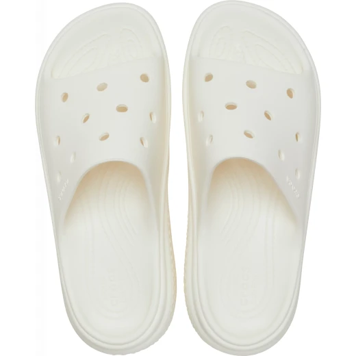 Stomp Collection Women's Stomp Slides Off White Color Featuring Exaggerated Chunky Soles Sizes 37 38 Lightweight Design Stylish and Daring Footwear For Women - Crocs - Image 7