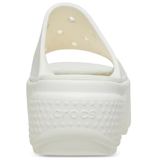 Stomp Collection Women's Off White Slide Sandals Sizes 34 35 Featuring Exaggerated Chunky Soles for a Bold and Stylish Look Perfect for Summer - Crocs - Image 9