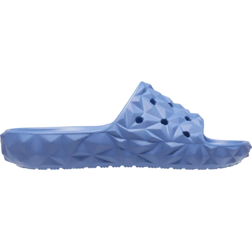 شبشب سلايد كلاسيكي هندسي للجنسين 2.0 باللون الأزرق، مقاسات 37-38. يتميز براحة Crocs الأيقونية للارتداء طوال اليوم. مثالي للتخصيص بزخارف Jibbitz. - كروكس - Image 2