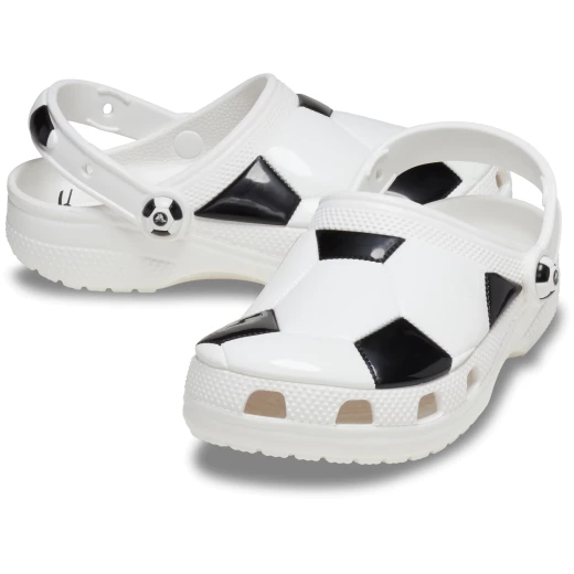 Crocs Toddler Soccer Ball Clog White 27 28 Lightweight Comfort - Crocs - Image 7