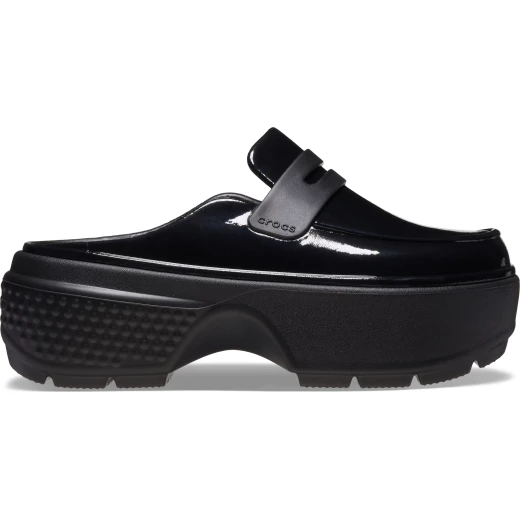 Dr. Martens Women's Stomp High Shine Loafer Black Leather Slip On Shoes Featuring Chunky Exaggerated Soles for Maximum Support Comfort Available in Sizes 39 40 - Crocs - Image 14