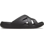 Crocs Women's Getaway Weave Slide Sandals with Free Feel Technology, Stylish and Comfortable, Available in Black, Sizes 37-38 for Ultimate Foot Comfort and All Getaways - Crocs