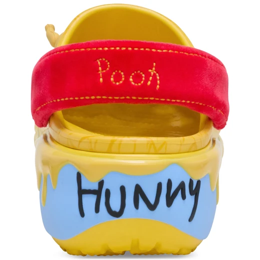 Crocs Women's Winnie The Pooh Classic Platform Clog Featuring Allover Pooh Bear Print in Yellow with Exclusive Jibbitz Charms Sizes 34 35 - Crocs - Image 4