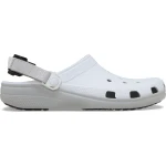 Crocs Unisex Classic Turbo Clog White 45-46 Enhanced Traction Sporty Design with Adjustable Turbo Backstrap for Secure Fit Comfortable Everyday Wear Reflective Detailing - Crocs