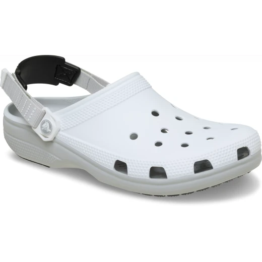 Crocs Unisex Classic Turbo Clog White 38-39 Enhanced Traction Rubber Outsole Adjustable Turbo Backstrap Sporty Color Blocking Reflective Detailing Comfortable Clogs - Crocs - Image 3