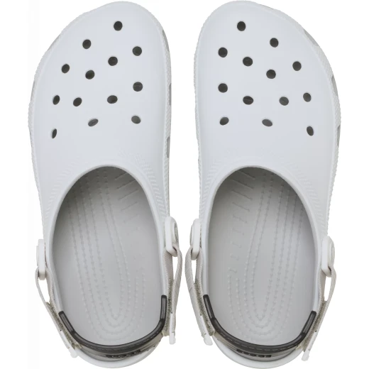 Crocs Unisex Classic Turbo Clog White with Adjustable Strap and Enhanced Traction 41 42 Featuring Reflective Detailing and Sporty Color Blocking, Provides All Day Comfort and Style - Crocs - Image 4