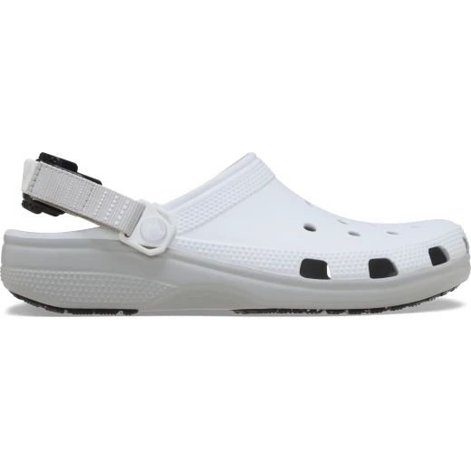 Crocs Unisex Classic Turbo Clog White with Adjustable Strap and Enhanced Traction 41 42 Featuring Reflective Detailing and Sporty Color Blocking, Provides All Day Comfort and Style - Crocs - Image 7