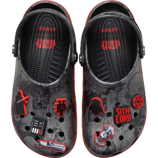 Crocs Unisex Star Wars Dark Side Classic Clog Black Comfort Shoes Sizes 38 39 Lightweight Iconic Crocs Comfort Perfect for Everyday Wear and Cosplay Durable Design - Crocs - Image 4