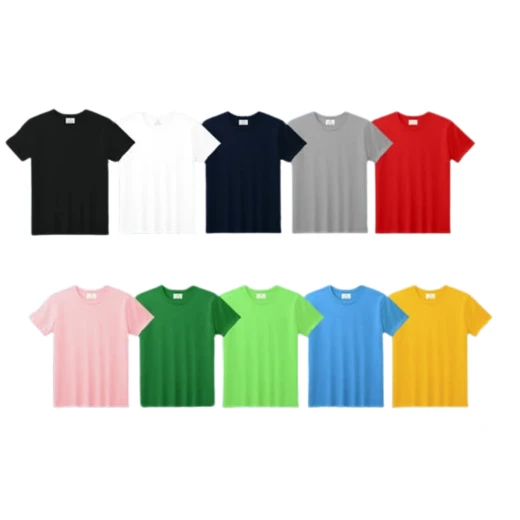Unbranded Plain Grey T-Shirt Premium Turkish Cotton 6 Pack Everyday Comfort Casual Wear Classic Style Durable Fabric Breathable Design Sizes Available - Image 3