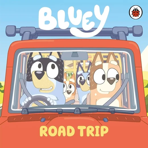 Bluey Road Trip Book for Kids, Fun Story, Family Adventure, Paperback Edition