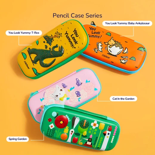 Mideer Golden Autumn Pencil Case for Ages 3+ Durable and Stylish Storage for School Supplies and Stationery 60+ Characters - MIDEER - Image 2