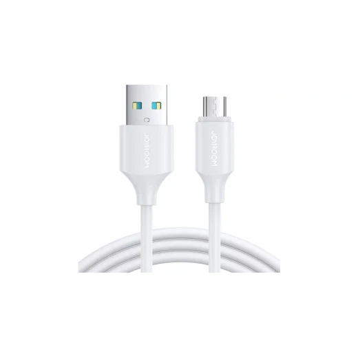 Joyroom Micro USB-A Cable 1 Meter White 2.4A Fast Charging Data Transfer
