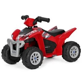 Peg Perego Polaris Mini Rosso Quad 4-Wheel 6V Electric Ride-On Toy