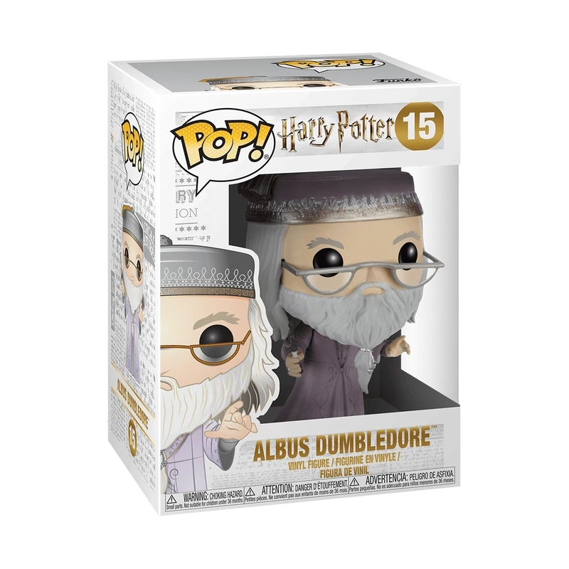 Pop! Movies: Harry Potter- Dumbledore with Wand - Funko