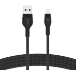 Belkin BoostCharge PRO Flex USB-A Braided Silicone Cable with Lightning Connector, 1M, Black - Belkin