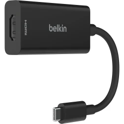 محول بيلكين USB-C إلى HDMI 2.1 - 8K 60Hz, 4K 144Hz, HDR, أسود, أجهزة USB-C