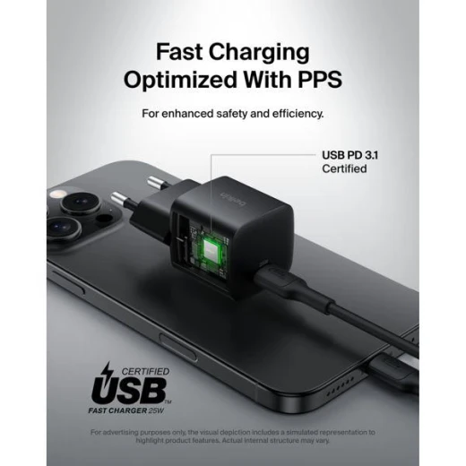 Belkin 25W USB-C Charger: Fast Charging for Smartphones & More - Belkin - Image 5