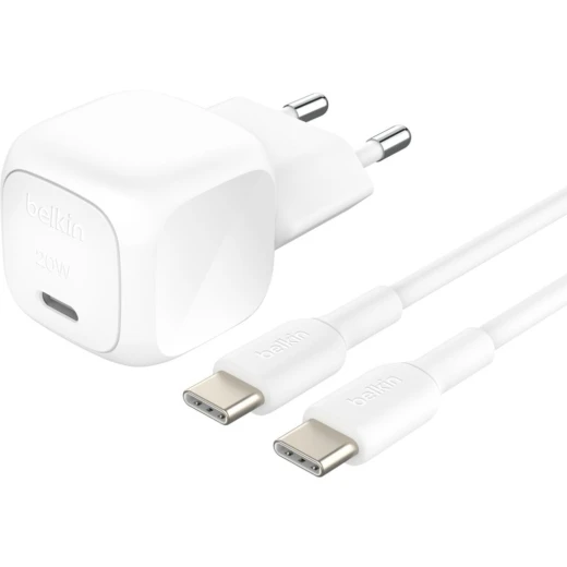 Belkin BOOST Charge USB-C 20W Cable - Fast Charging & Data Transfer, 1M C-C CBL