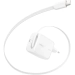 شاحن Belkin UltraCharge USB-C، بقوة 45 واط، مزود بكابل USB-C قابل للسحب بطول 80 سم ومنفذ USB-C، متوافق مع أجهزة iPhone 17 و16، وسلسلة Galaxy S26، وسماعات AirPods، والأجهزة اللوحية، وأجهزة MacBook، وأجهزة الكمبيوتر المحمولة. - بيلكين