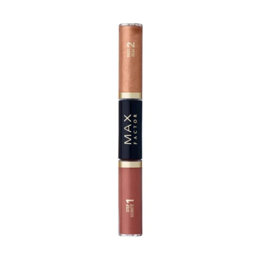Max Factor Lipfinity Glowing Sepia Long Lasting Lip Color & Gloss Duo Makeup Kit All Day Wear