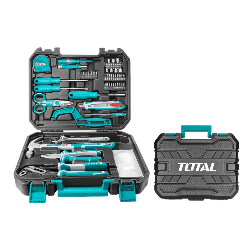 Total 130-Piece Comprehensive Tool Set – complete and versatile toolkit for all repair needs - Total