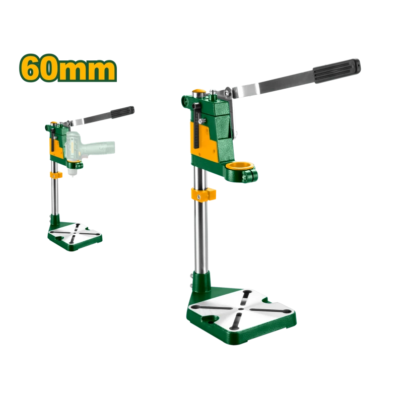 JADEVER Drill Stand JDADS1509, Precision Drill Press Stand with 43mm Holder, 60mm Depth Control, Stable Aluminum Alloy Base for Accurate Vertical Drilling - Jadever