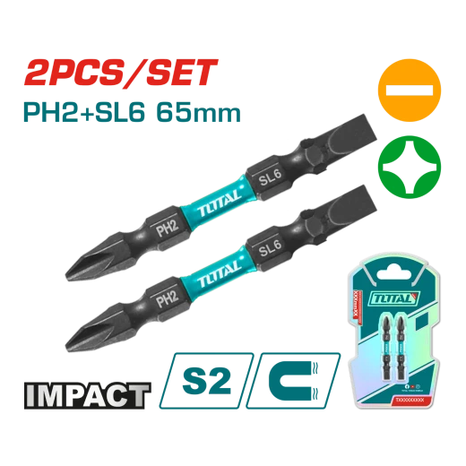 Total Impact Screwdriver Bits