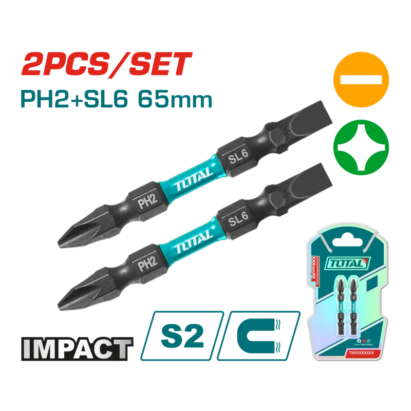 Total Impact Screwdriver Bits - Total