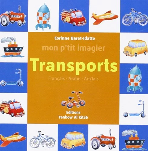 Mon P'tit Imagier Transports: Colorful Transportation Picture Book for Toddlers