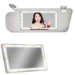 مرآة سيارة تعمل باللمس LED: مرآة زينة مضيئة لسيارتك